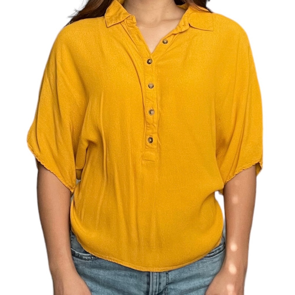 Mustard Yellow Blouse